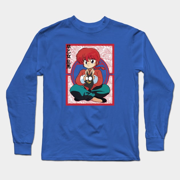 RanmaRed Long Sleeve T-Shirt by Koburastyle